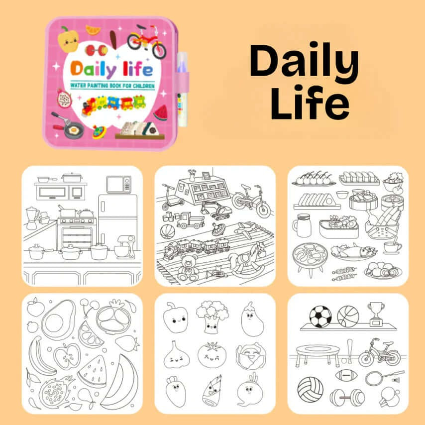 Klottri's Magiska Målarbok