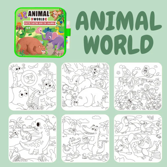 Klottri's Magiska Målarbok