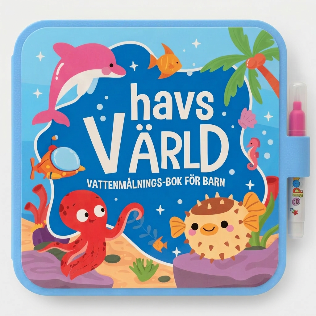 Klottri's Magiska Målarbok